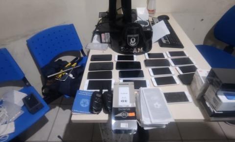 Homem é preso e 25 aparelhos furtados são apreendidos em Castanhal 